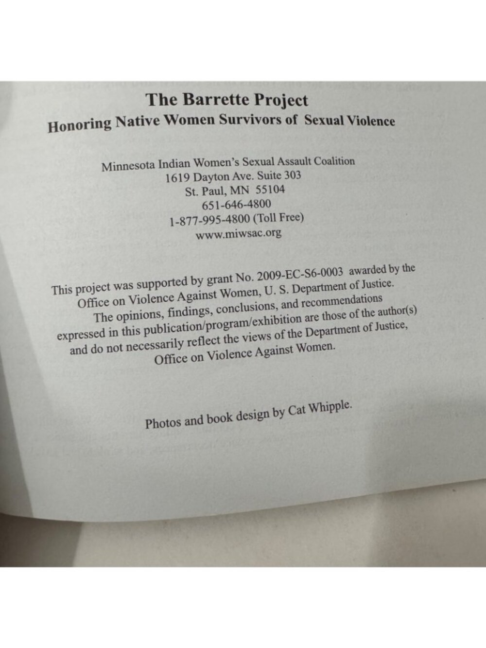 The Barrett project honoring native women survivors of sexual violence Minnesota - Picture 2 of 16